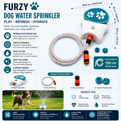 Interactive Dog Water Fountain