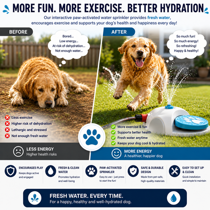 Interactive Dog Water Fountain
